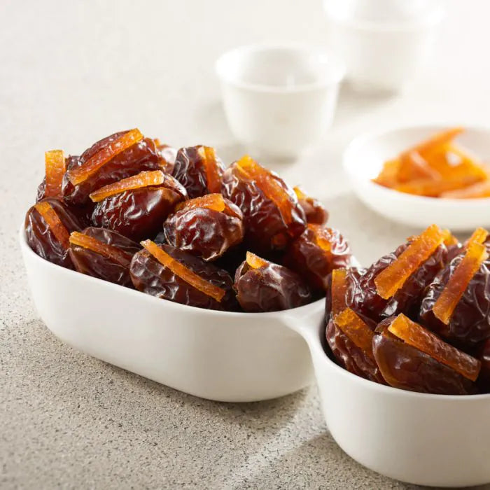 Wanan Dates With Candied Orange Peel