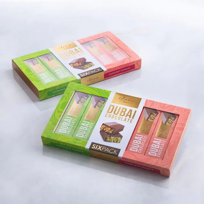 Dubai Chocolate Gift Set- 6pcs