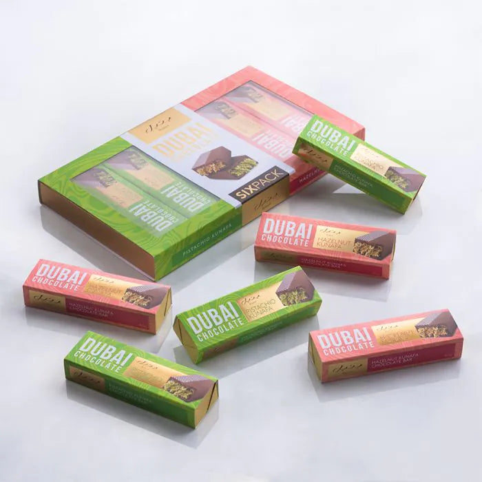 Dubai Chocolate Gift Set- 6pcs