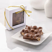 Caramelised Hazelnut Milk Chocolate Bark