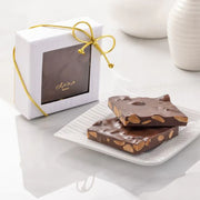 Caramelised Almond Dark Chocolate Bark
