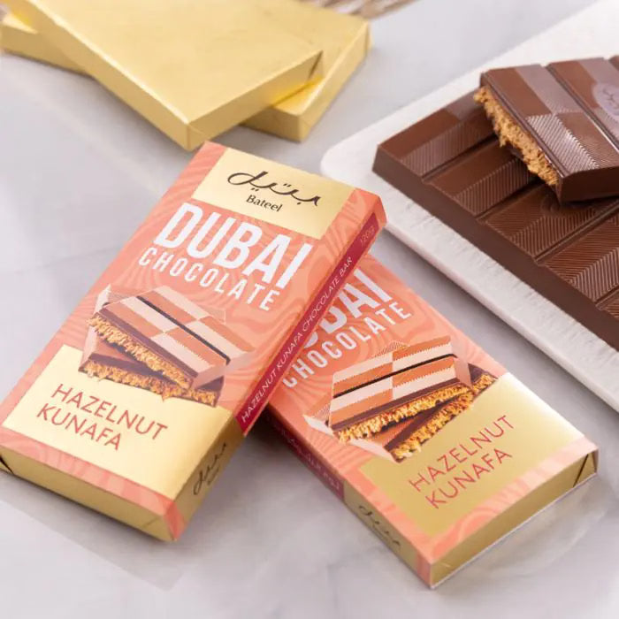 Dubai Chocolate Bar - Hazelnut Kunafa 120g
