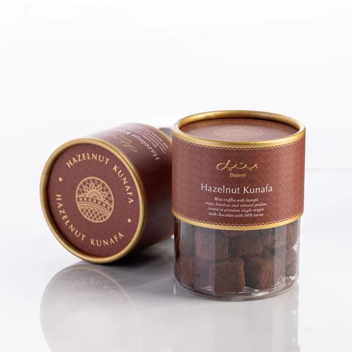 Hazelnut Kunafa Truffles