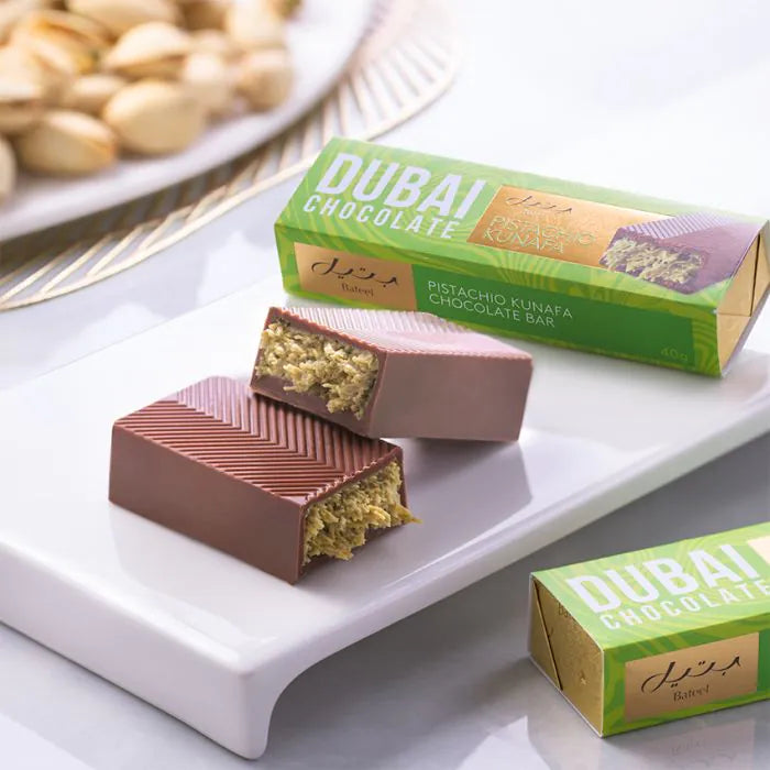 Dubai Chocolate Bar - Pistachio Kunafa